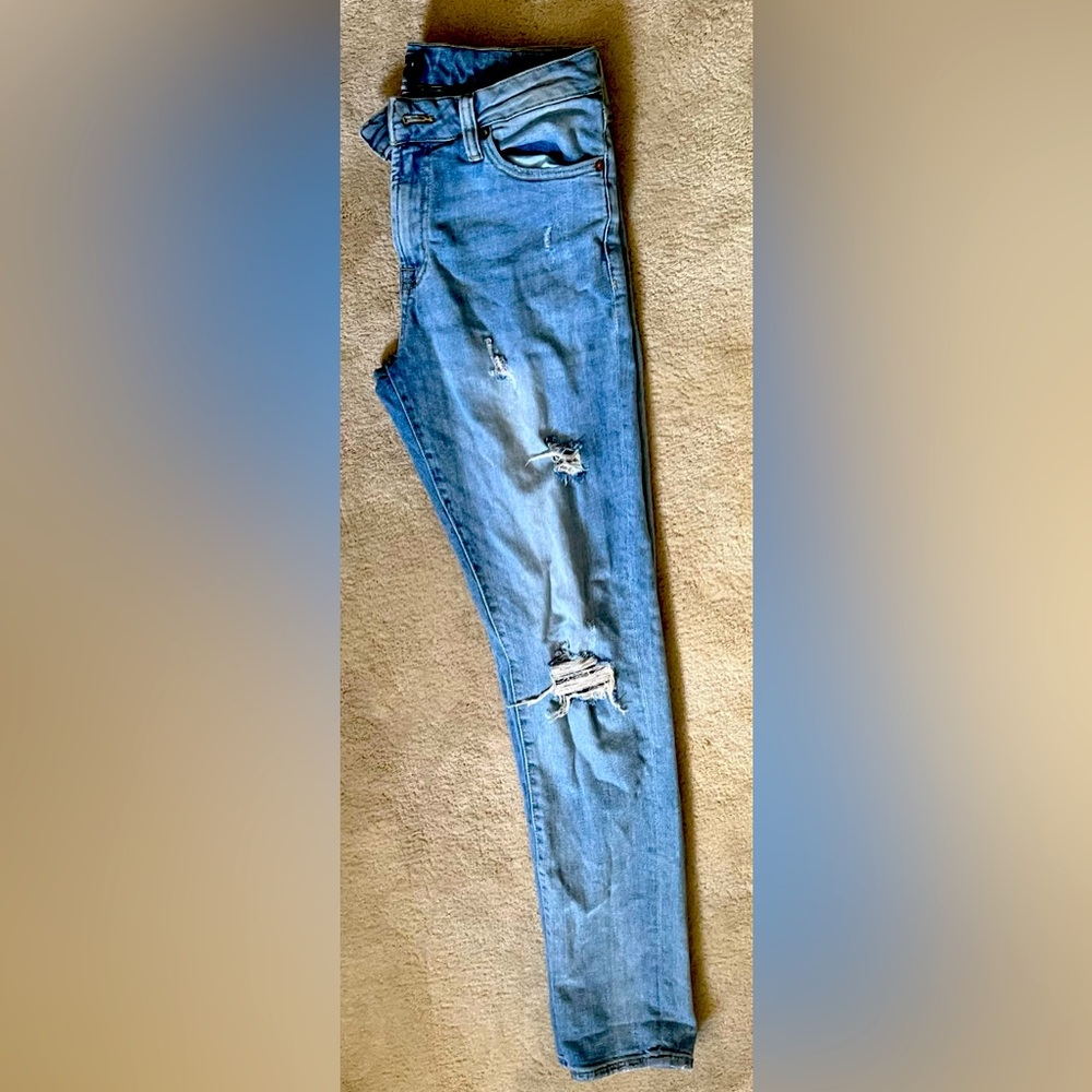 Aeropostale Athletic Skinny Jeans – Light Wash, Size 30x34